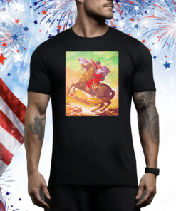 Maximilian Dood wearing raul julia as m bison crossing the alps Tee Shirt
