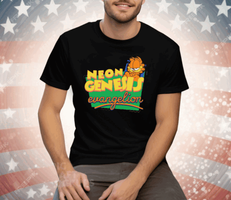 Neon Genesis Evangelion Garfield Tee Shirt