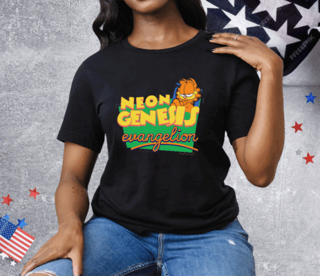 Neon Genesis Evangelion Garfield Tee Shirt