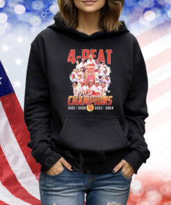 Official 4-Peat Oklahoma Sooners NCAA Softball National Champions 2021-22-23-24 Shirt