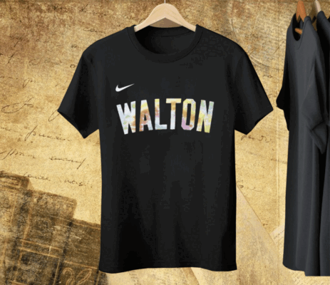 Celtics Bill Walton Warmup Tee Shirt