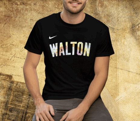  Celtics Bill Walton Warmup Tee Shirt