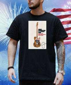 Official Poster Bruce Springsteean And E Street Band June 12 2024 Madrid Spain Shirt