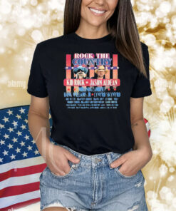 Official Rock The Country Kid Rock Jason Aldean Shirt