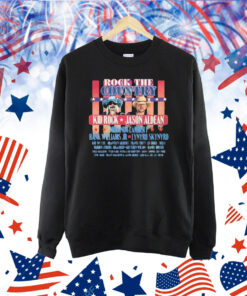 Official Rock The Country Kid Rock Jason Aldean Shirt