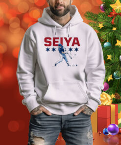Official Seiya Suzuki Chicago Cubs Slugger Swing Tee Shirt