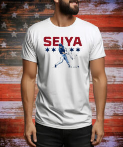 Official Seiya Suzuki Chicago Cubs Slugger Swing Tee Shirt