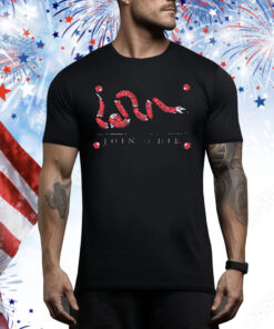 Official Snake Pocket Join Or Die Painting Tee Shirt