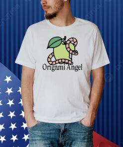 Origami angel apple worm Shirt
