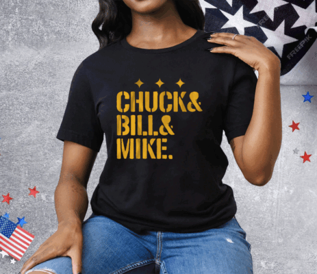 PITTSBURGH FOOTBALL CHUCK BILL MIKE Tee Shirt