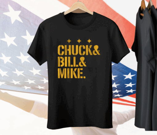 PITTSBURGH FOOTBALL CHUCK BILL MIKE Tee Shirt