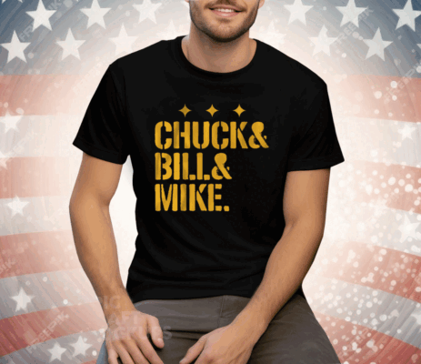 PITTSBURGH FOOTBALL CHUCK BILL MIKE Tee Shirt