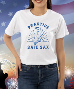 Practice Safe Sax Tee Shirt