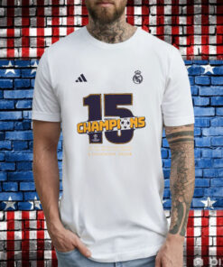 Real Madrid Adidas 2024 Uefa Champions League Champions T-Shirt