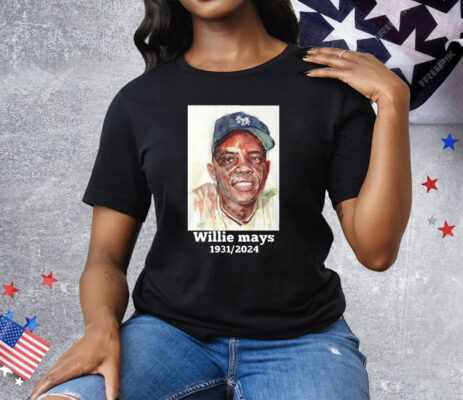 Rest in Peace Willie Mays 1931 2024 Tee Shirt