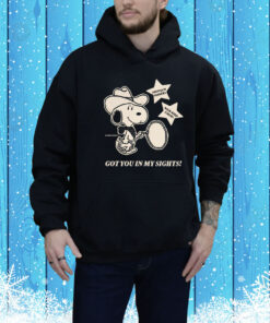 Snoopy shotgun sinners wild-eyed jokers got you in my sights Tee Shirt