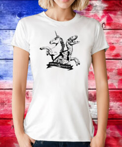 Trust And Safety Unicorn Dinosauria T-Shirt