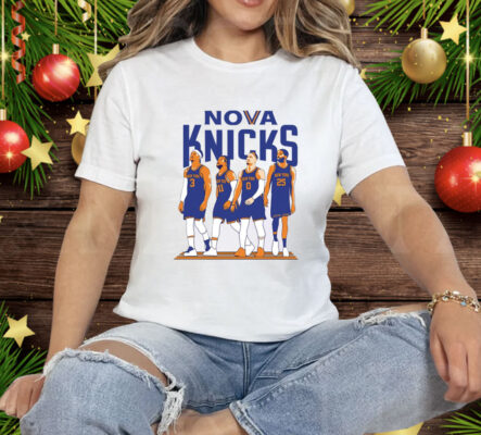Jalen Brunson Josh Hart Mikal Bridges Donte Divincenzo Nova Knicks Tee Shirt