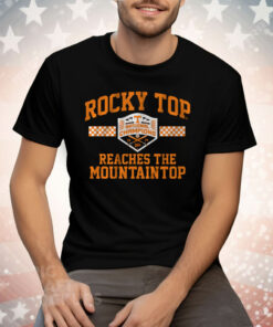 TENNESSEE BASEBALL ROCKY TOP REACHES THE MOUNTAINTOP Tee Shirt