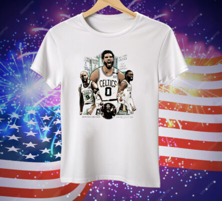 Jayson Tatum In Our 2024 Champs Tee Shirt