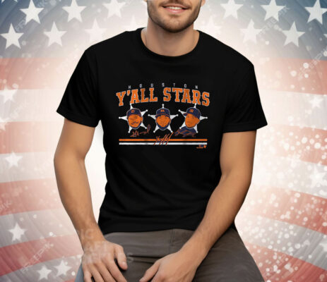 HOUSTON BASEBALL Y'ALL STARS Tee Shirt