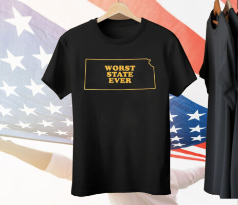 Kansas State Worst State Ever Tee Shirt
