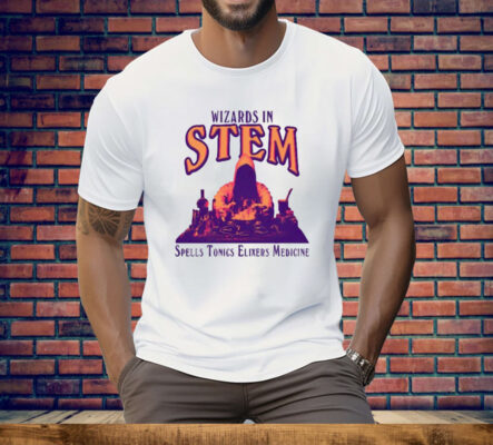 Wizards In Stem Spells Tonics Elixers Medicine Tee Shirt