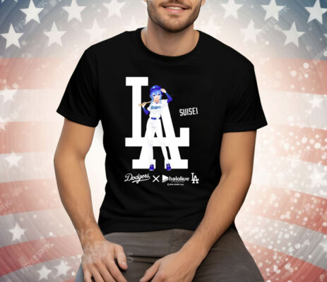 La Dodgers X Hololive Night Suisei Tee Shirt