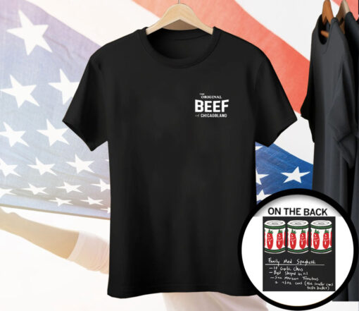 Beef Of Chicagoland And Spaghetti The Bear Tee Shirt