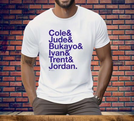 Cole Jude Bukayo Ivan Trent Jordan Tee Shirt