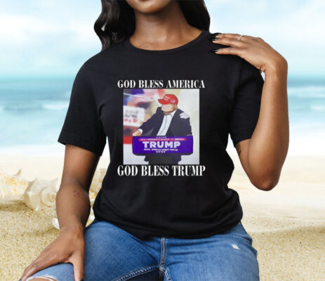 God Bless America God Bless Trump Tee Shirt
