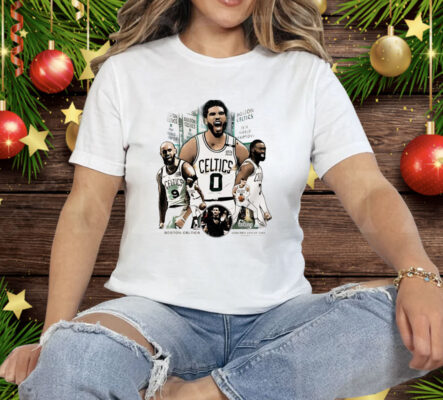 Jayson Tatum In Our 2024 Champs Tee Shirt