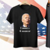 Joe Biden I Shoot A 6 Handicap In Golf Debate 2024 T-Shirt