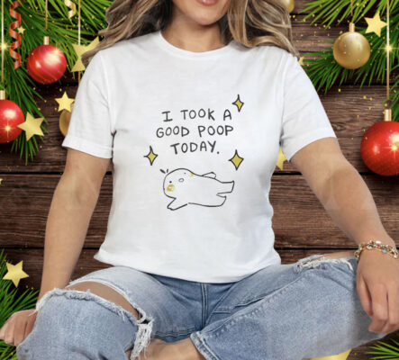 I Took A Good Poop Today Tee Shirt