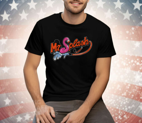 BALTIMORE BASEBALL MR. SPLASH TEXT Tee Shirt