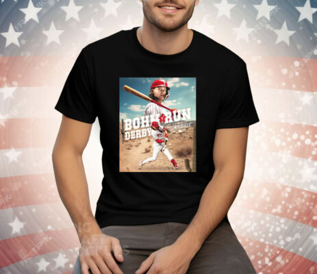 Alec Bohm Phillies Bohm Run Derby Tee Shirt