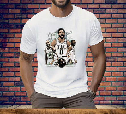 Jayson Tatum In Our 2024 Champs Tee Shirt