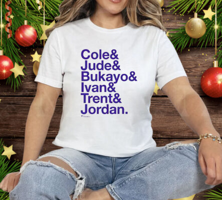 Cole Jude Bukayo Ivan Trent Jordan Tee Shirt