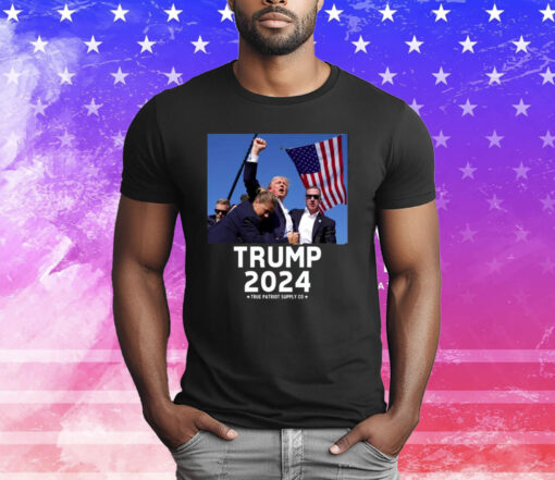 Trump Shot Assassination Attempt Trump 2024 Fist Raised T-Shirt