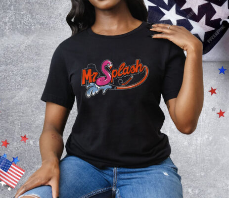 BALTIMORE BASEBALL MR. SPLASH TEXT Tee Shirt