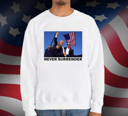 Unethicalthreads Store Never Surrender Trump Shot T-Shirt