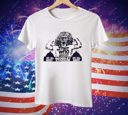 The Who and Friends Roar in Wembley Stadium Tee Shirt