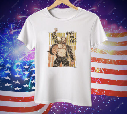 HANGMAN ADAM PAGE WORLD ON FIRE Tee Shirt