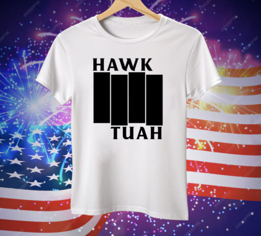 Hawk Tuah Black Flag T-Shirt