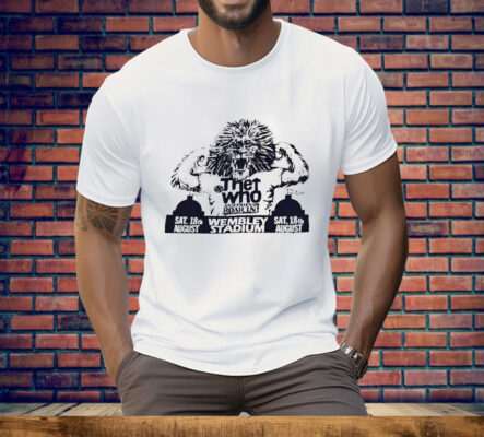 The Who and Friends Roar in Wembley Stadium Tee Shirt