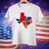 Texas college football teams map Tee Shirt