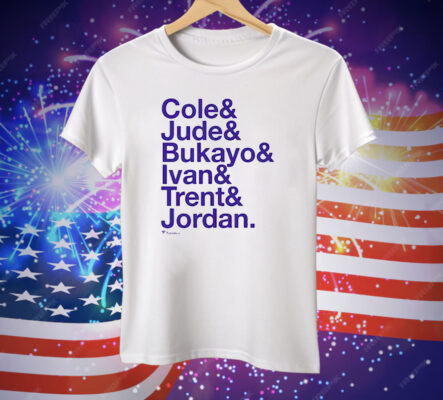 Cole Jude Bukayo Ivan Trent Jordan Tee Shirt