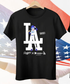 La Dodgers X Hololive Night Suisei Tee Shirt