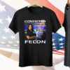 Kamala Harris Defeating Convicted Felon Donald Trump Tee Shirt