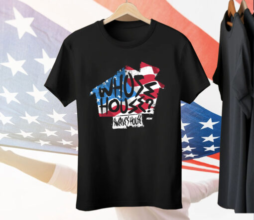 TOP ROPE TUESDAY LIMITED EDITION SWERVE STRICKLAND WHOSE HOUSE USA Tee Shirt